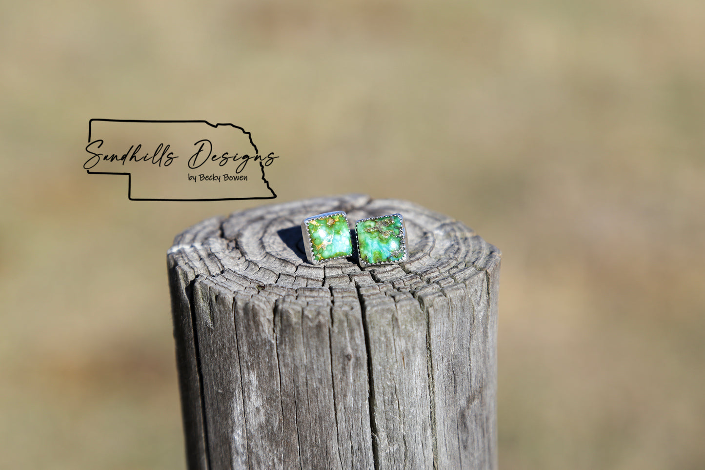 Sonoran Mountain Square Studs