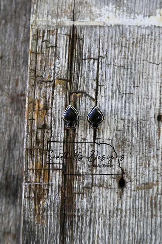 Jet Spade Earrings