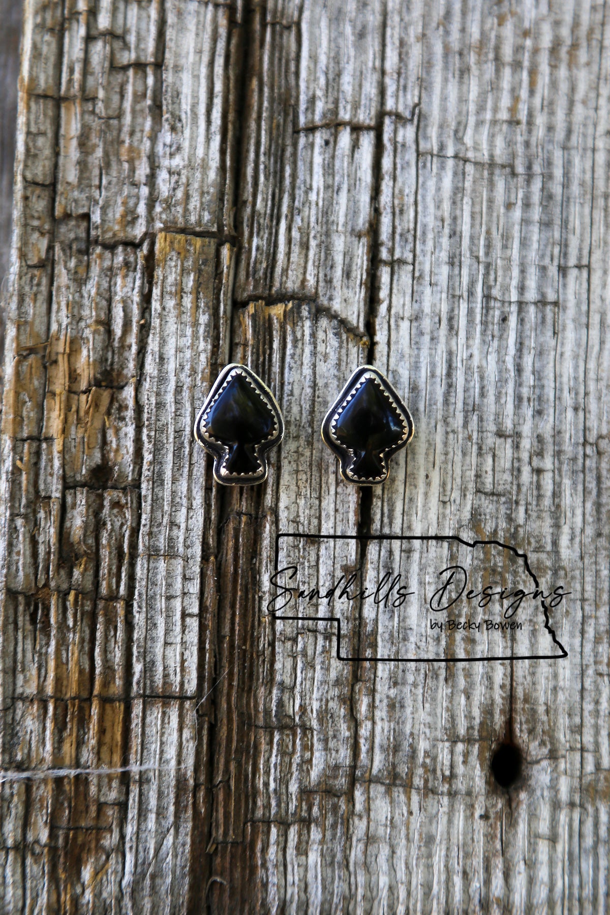 Jet Spade Earrings