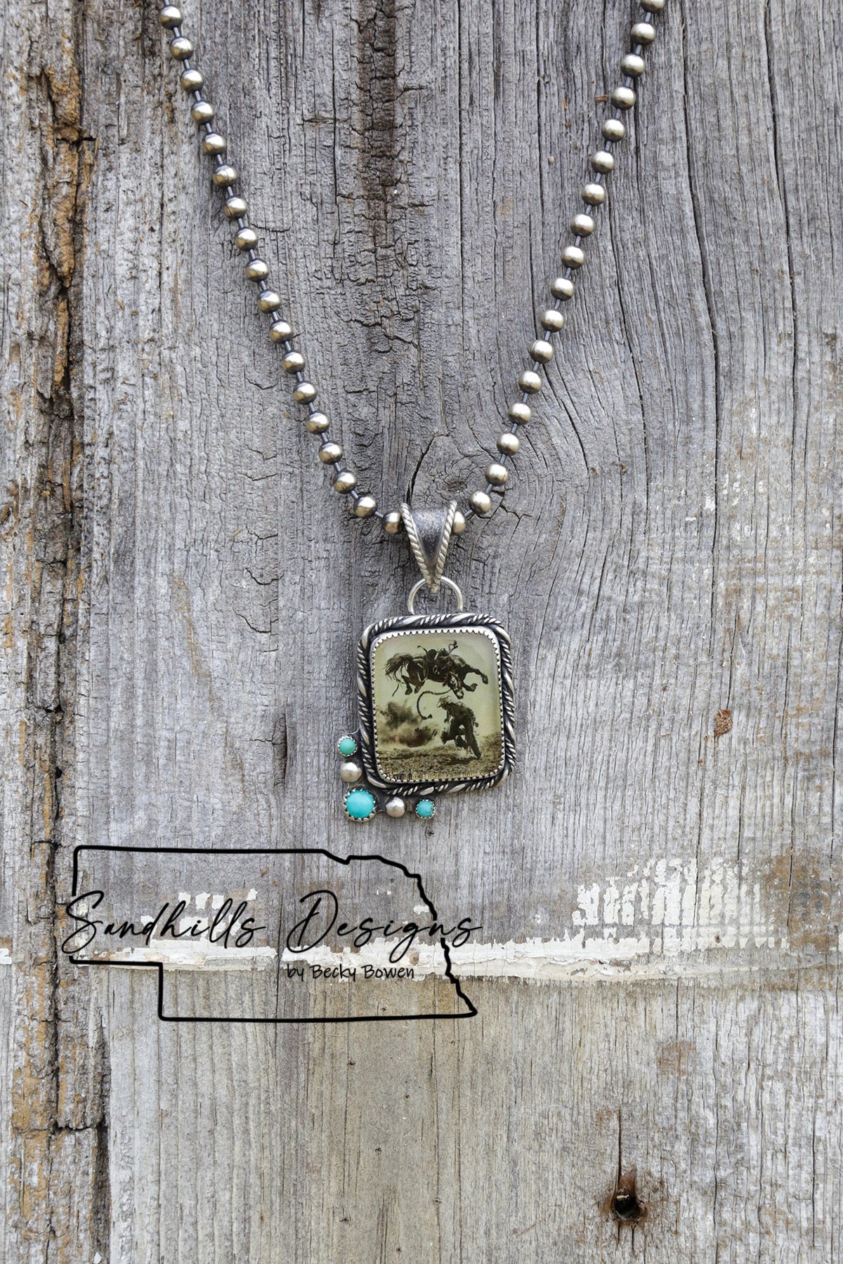 Bucking Bronc Necklace