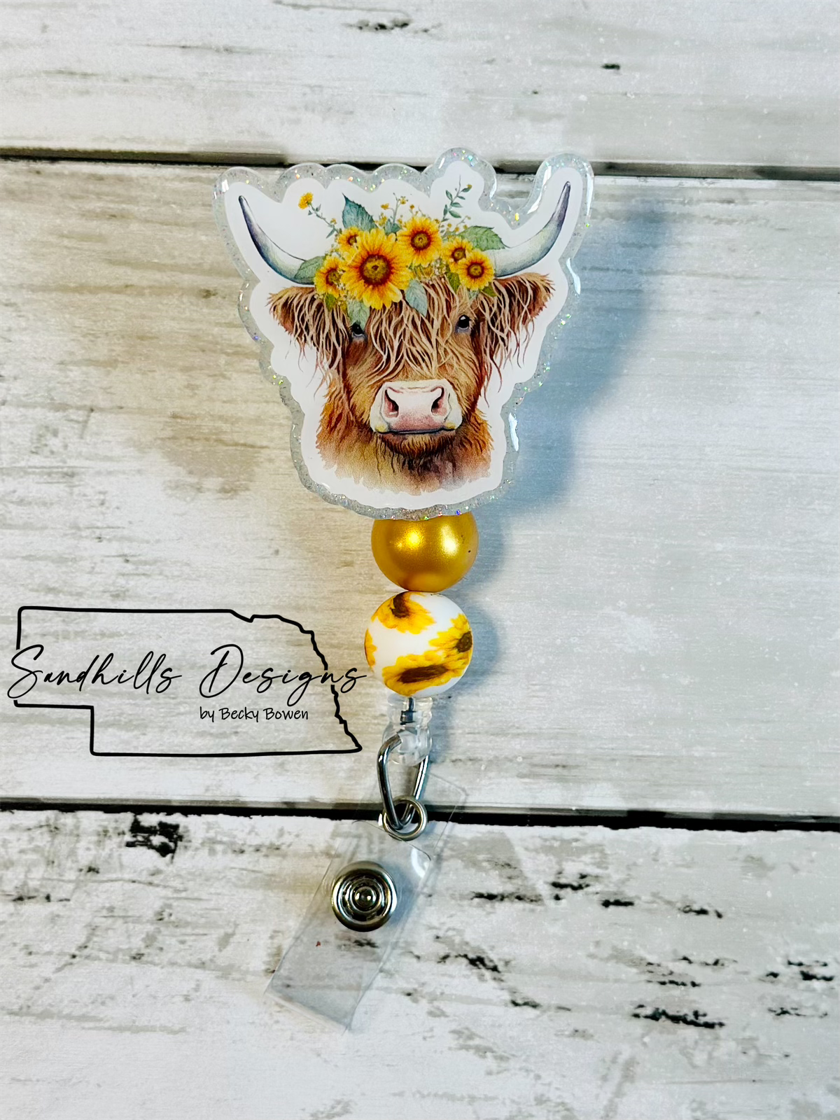 Sunflower Highlander Badge Reel