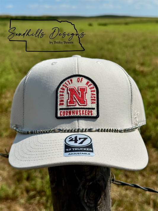 Bone Husker Hat with Trucker Hat Chain