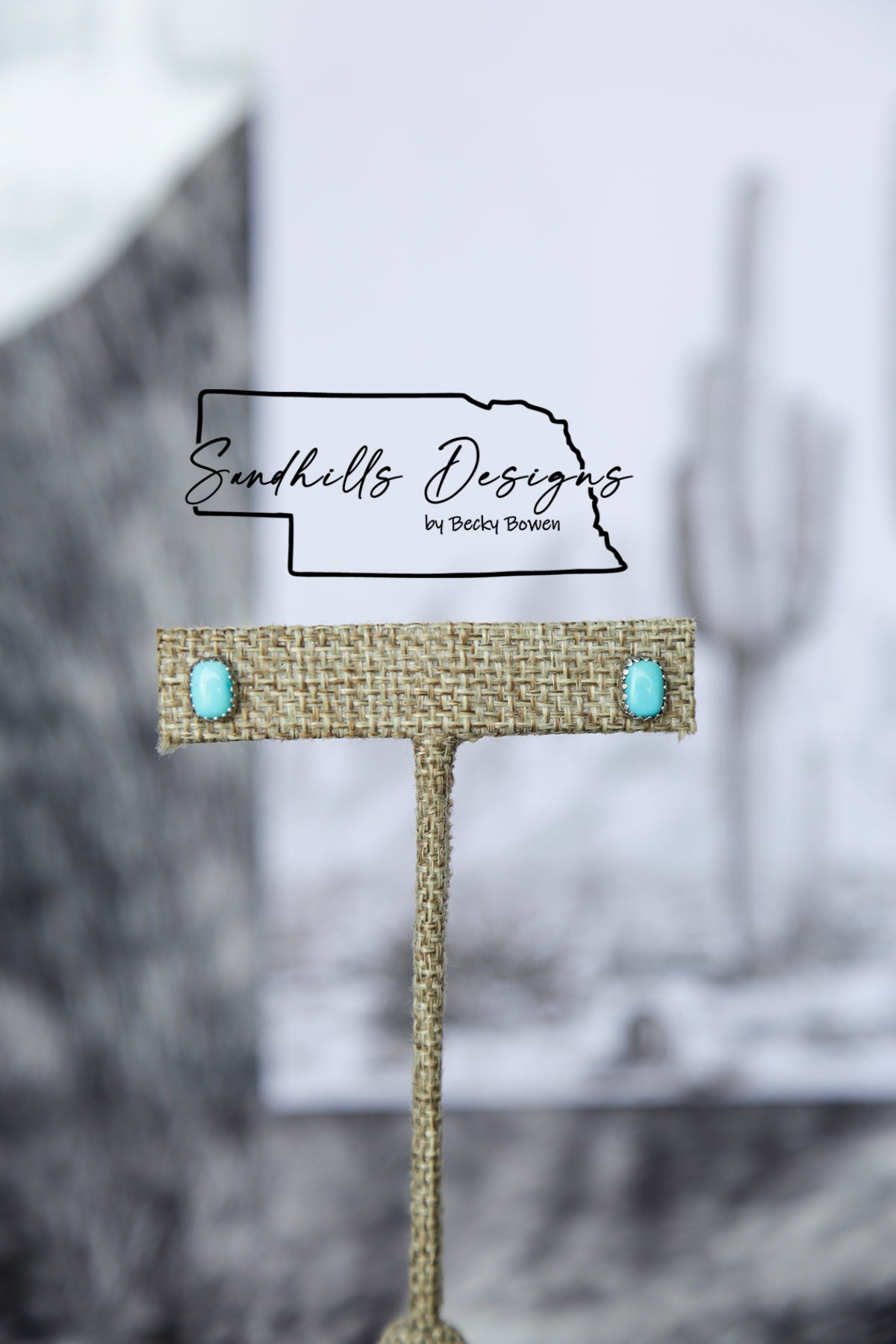 Simple Square Earrings #1