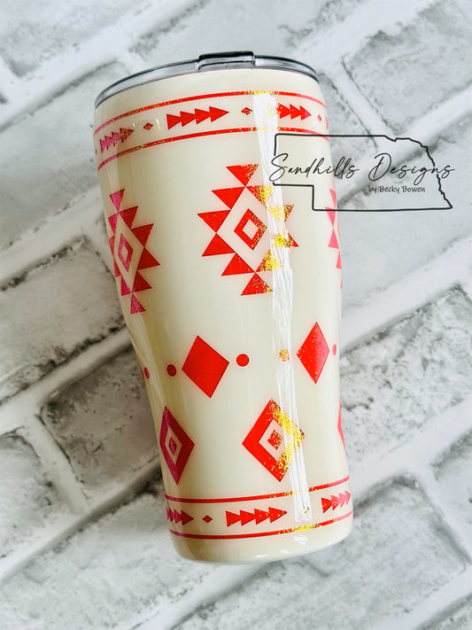 Pink Aztec Peekaboo