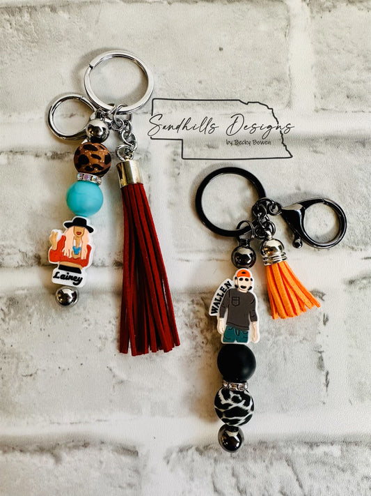 Country Stars Keychains