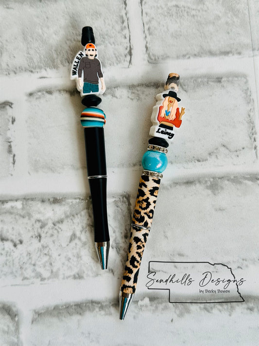 Country Stars Bead Pens